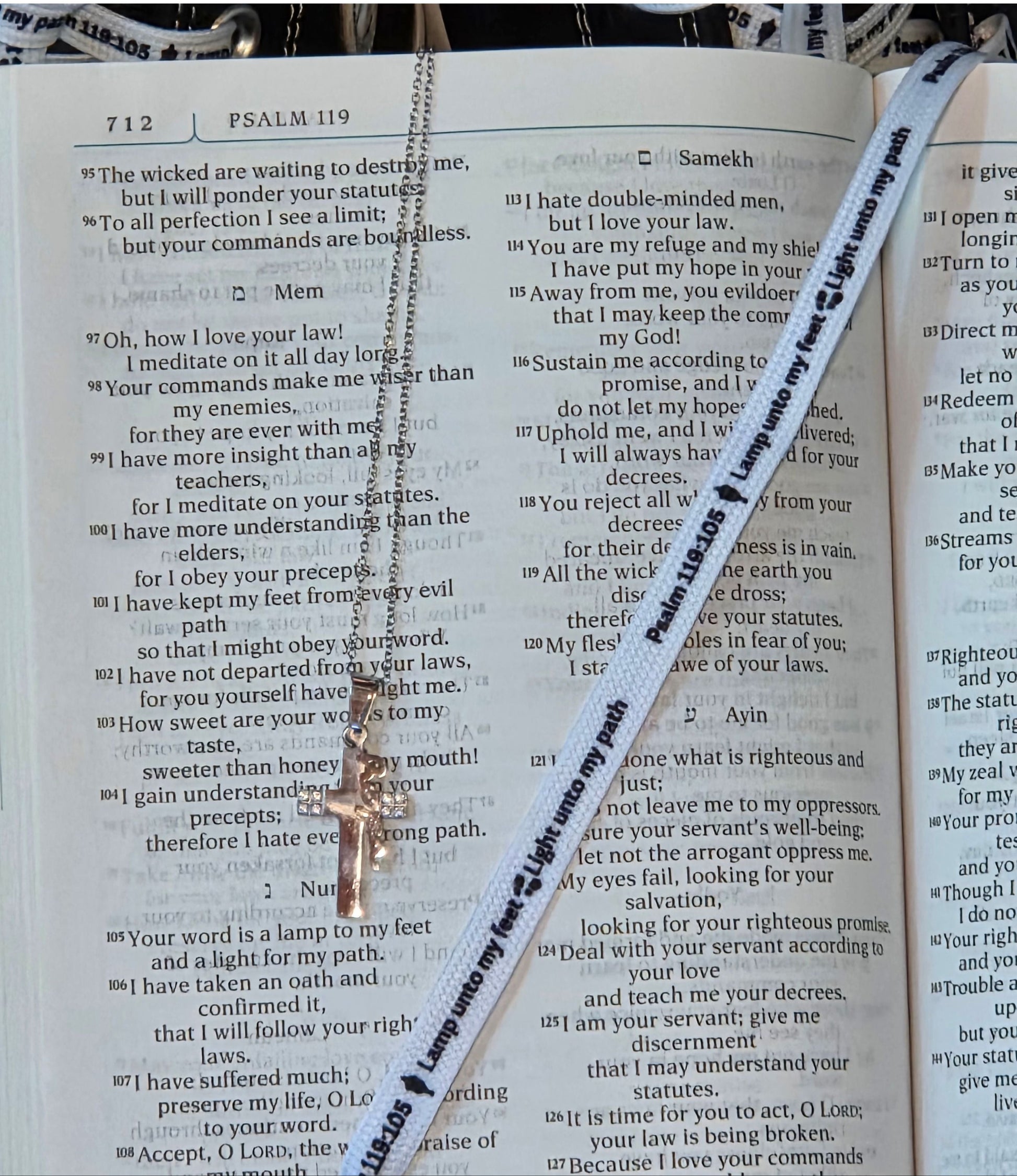 TKD Believes Psalm 119:105 faith shoelaces – Christian accessory for daily walk with God
